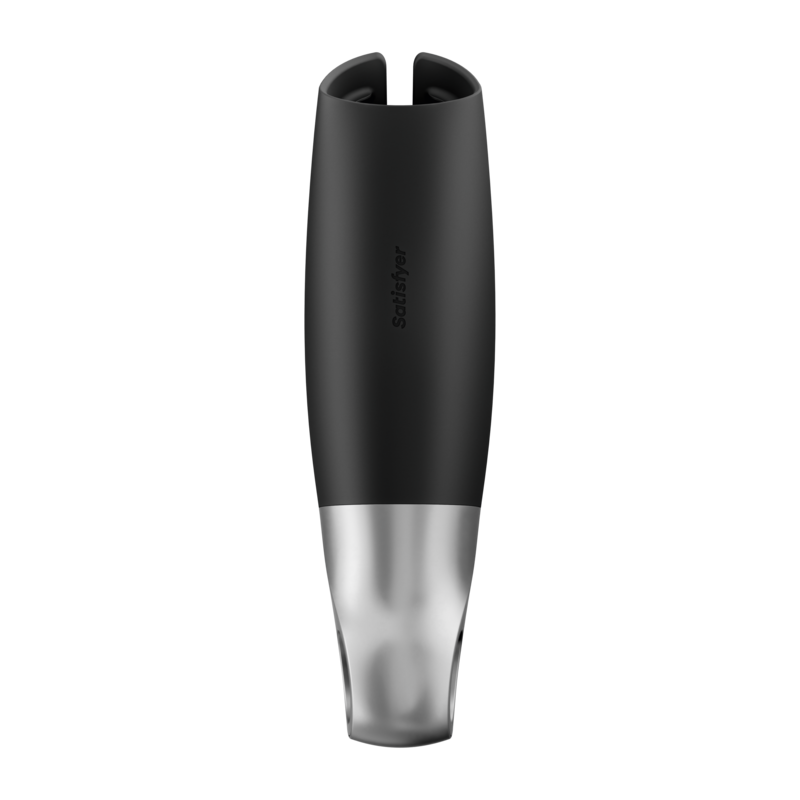 SATISFYER - POTENTE MASTURBADOR NEGRO