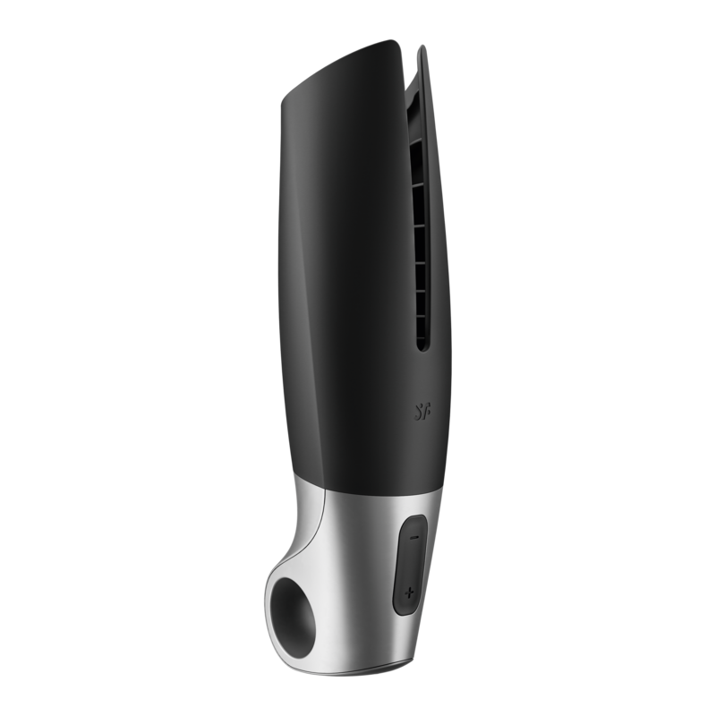 SATISFYER - POTENTE MASTURBADOR NEGRO
