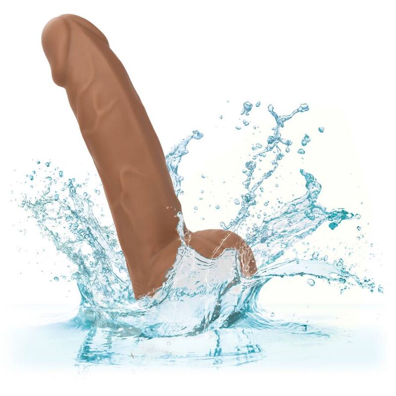 CALEXOTICS - CLOUS IN SILICONE 15.24 CM BROWN