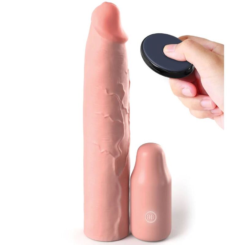 FANTASY X- TENSIONS - PIPEDREAMS FUNDA 22,86 CM + ENCHUFE 7,62 CM PIEL REMOTA