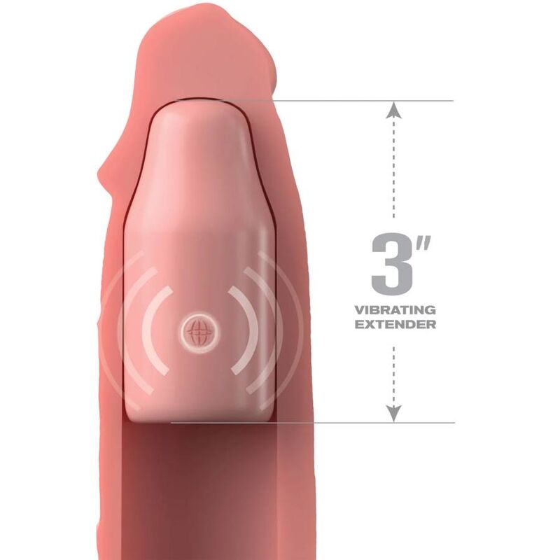 FANTASY X- TENSIONS - PIPEDREAMS FUNDA 22,86 CM + ENCHUFE 7,62 CM PIEL REMOTA