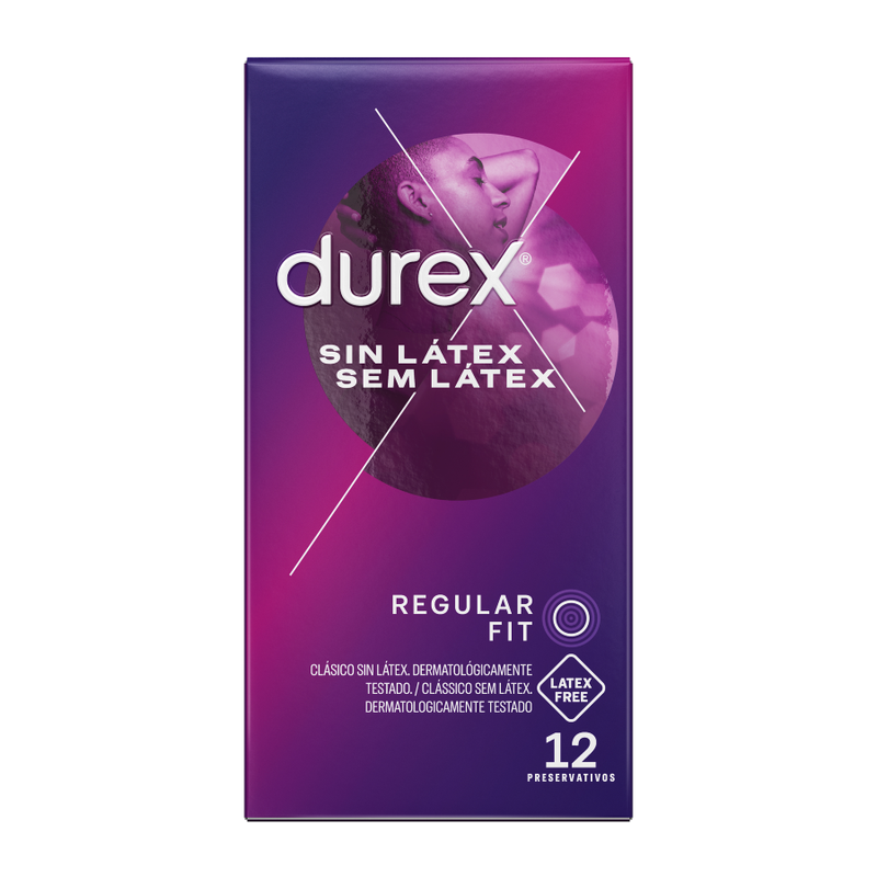 DUREX - PRESERVATIFS SANS LATEX 12 UNITS