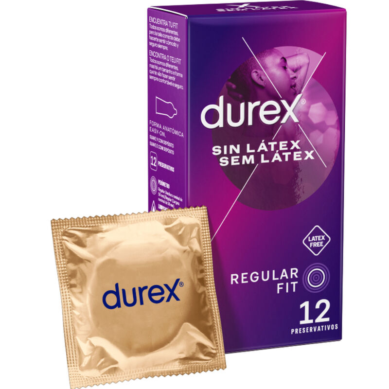 DUREX - PRESERVATIFS SANS LATEX 12 UNITS