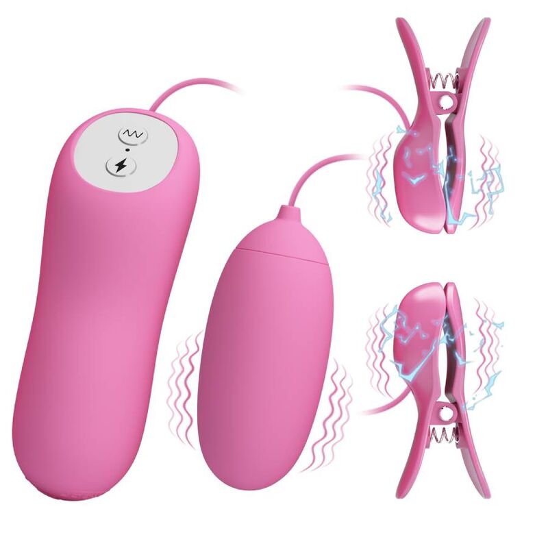 PRETTY LOVE - PINCE ÉPILER AVEC VIBRATION ET ELECTROCHOC ROSE