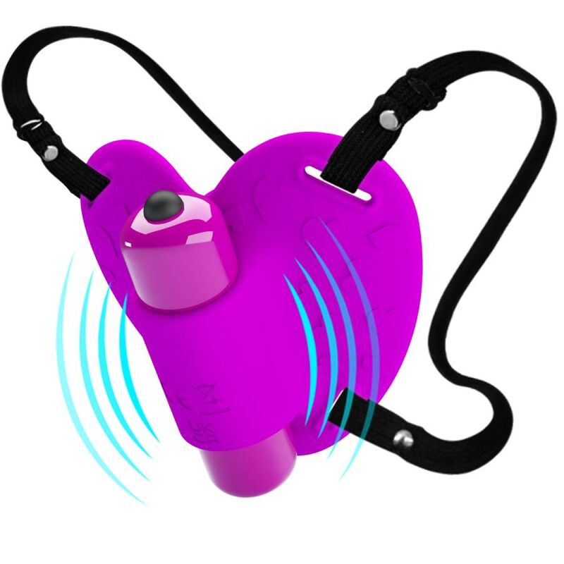 PRETTY LOVE - HEARTBEAT CLITORIS MASSEUR 10 VIBRATION MODES VIOLET