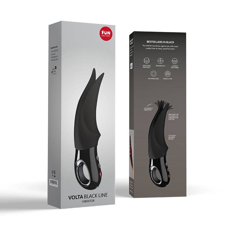 FUN FACTORY - CLITORAL VIBRATEUR VOLTA LIGNE NOIRE