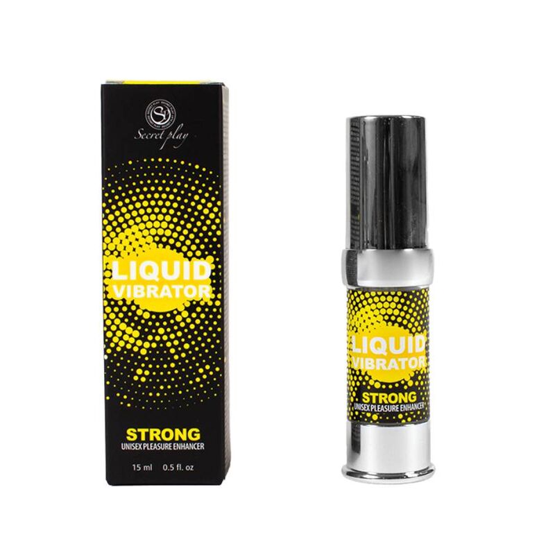 SECRETPLAY - ESTIMULADOR VIBRADOR UNISEX FUERTE LÍQUIDO 15 ML