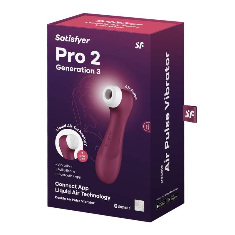 SATISFYER - PRO 2 GENERACIÓN 3 LILAS BLUETOOTH ET APPLICATION