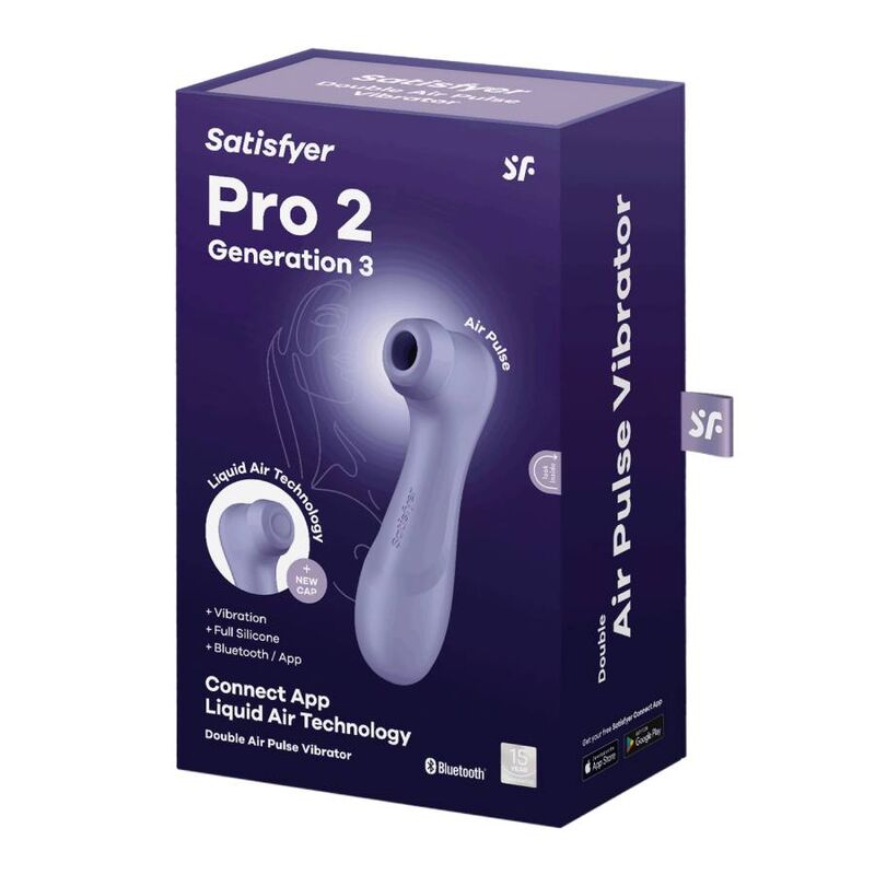 SATISFYER PRO 2 GENERATION 3 - BLACK BLUETOOTH & APP