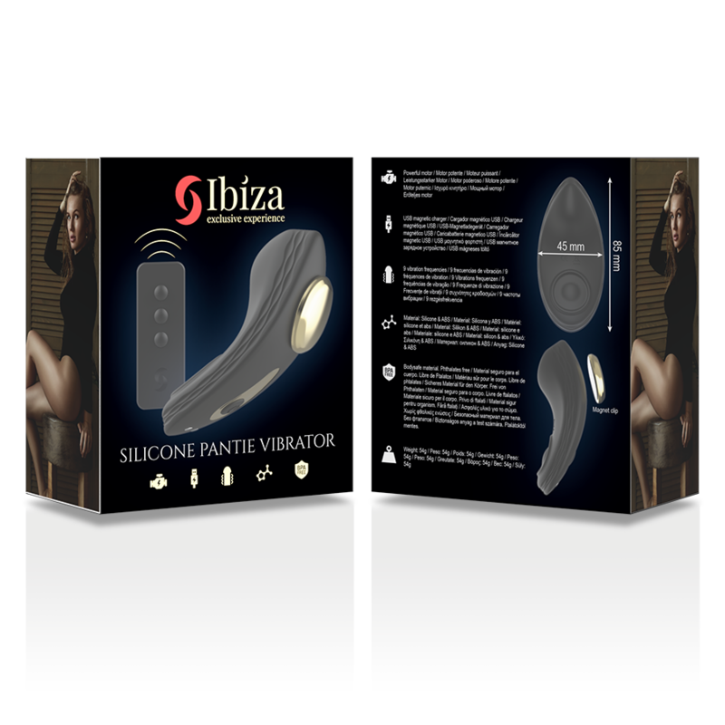 Télécommande vibrateur pantie en silicone – Ibiza