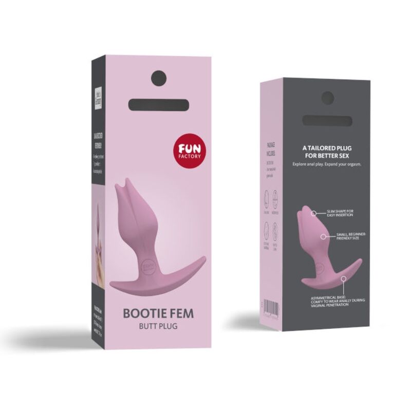 FUN FACTORY - BOOTIE FEM PLUG ANAL FEMENINO ROSA ANAL
