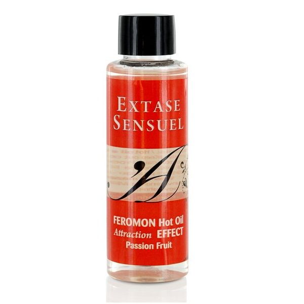 EXTASE SENSUAL - ACEITE DE MASAJE EFECTO TÉRMICO CON FEROMONAS DE MARACUYÁ 100 ML