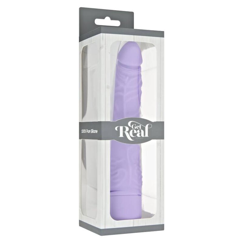 GET REAL - VIBRADOR DELGADO MORADO CLÁSICO