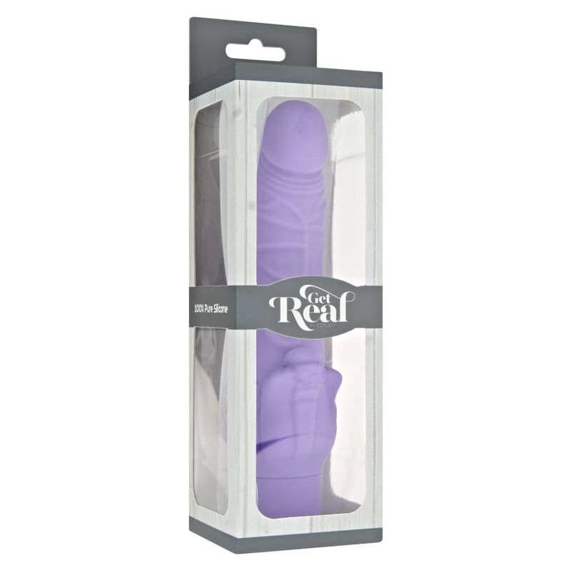 GET REAL - VIBRADOR ESTIMULANTE MORADO CLÁSICO