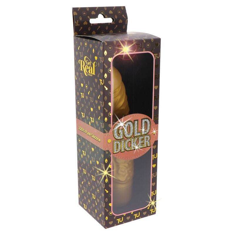SEA REAL - GOLD DICKER STIM GOLD VIBRADOR