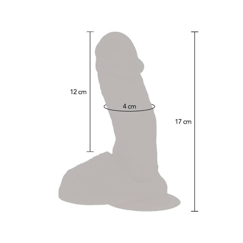 GET REAL - DILDO DE SILICONA VIBRANTE SKIN