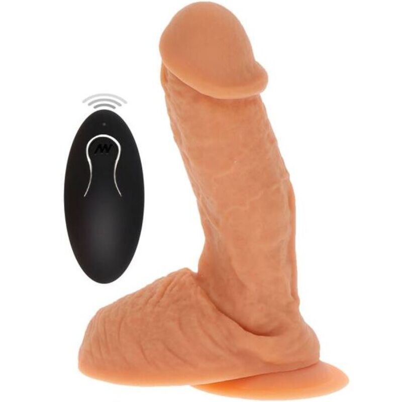 GET REAL - DILDO DE SILICONA VIBRANTE SKIN