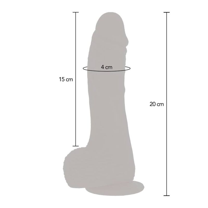 SEA REAL - DILDO VIBRADOR GIRATORIO DE ARRIBA A ABAJO