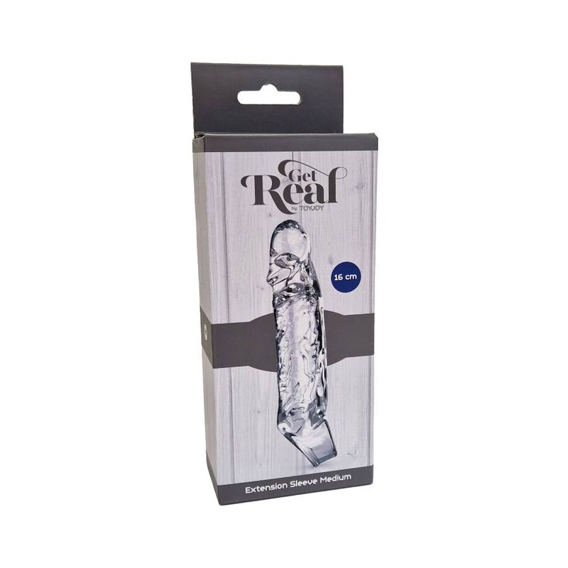 GET REAL - FUNDA DE EXTENSIÓN TRANSPARENTE MEDIANA