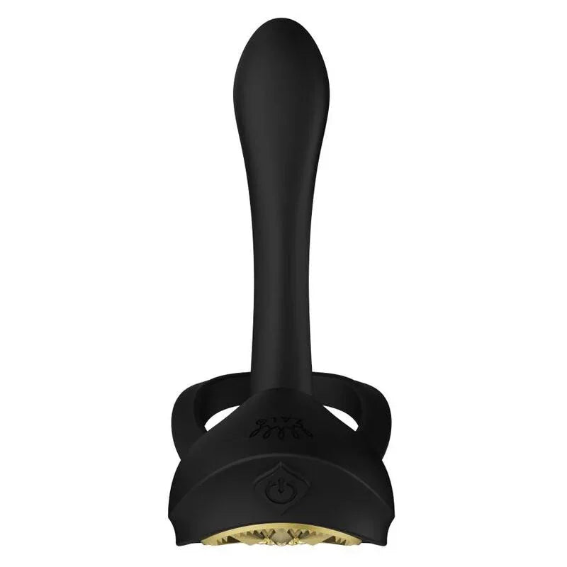 Zalo – Bague Vibrante Couples Bayek Noir