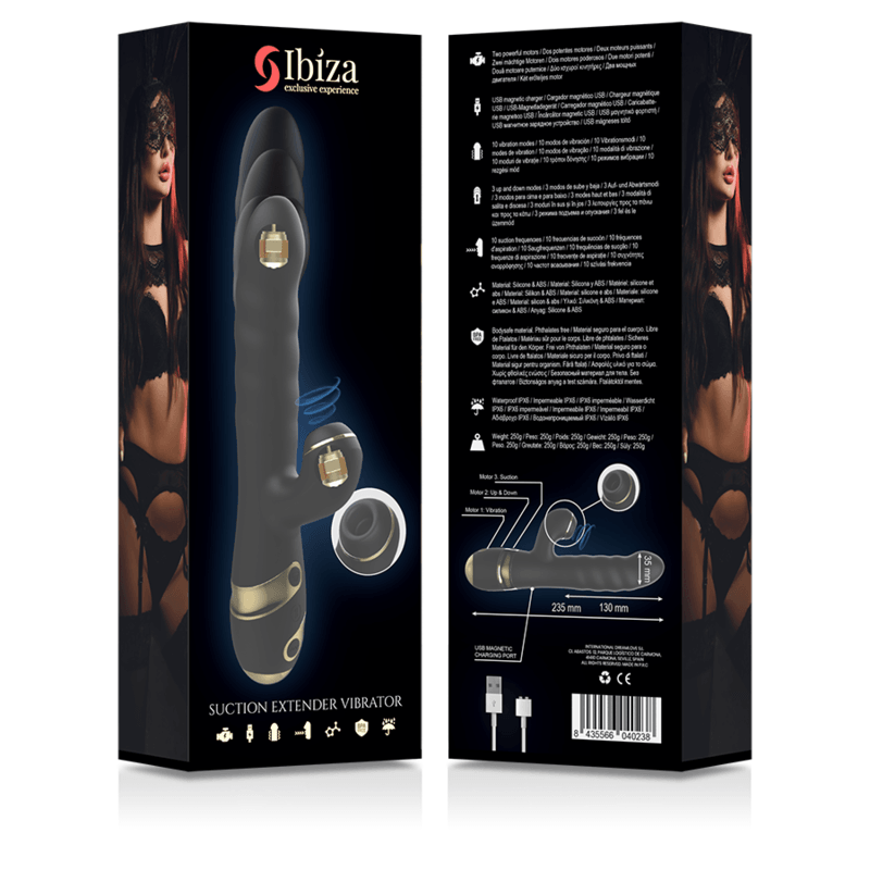 Stimulateur clitoridien up & down + vibrateur + aspiration du clitoris – Ibiza