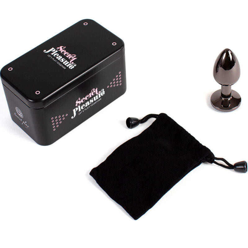 SECRETPLAY - PLUG ANAL PEQUEÑO DE METAL DE CAÑÓN DE 7 CM