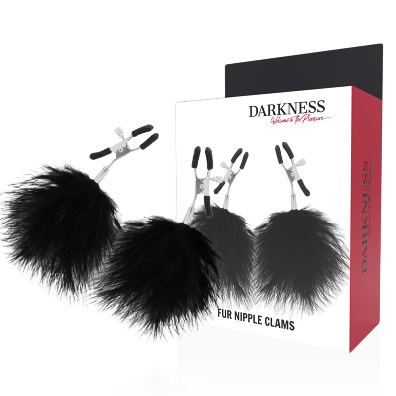 DARKNESS - PINZAS PARA PEZONES CON POM-POM 2