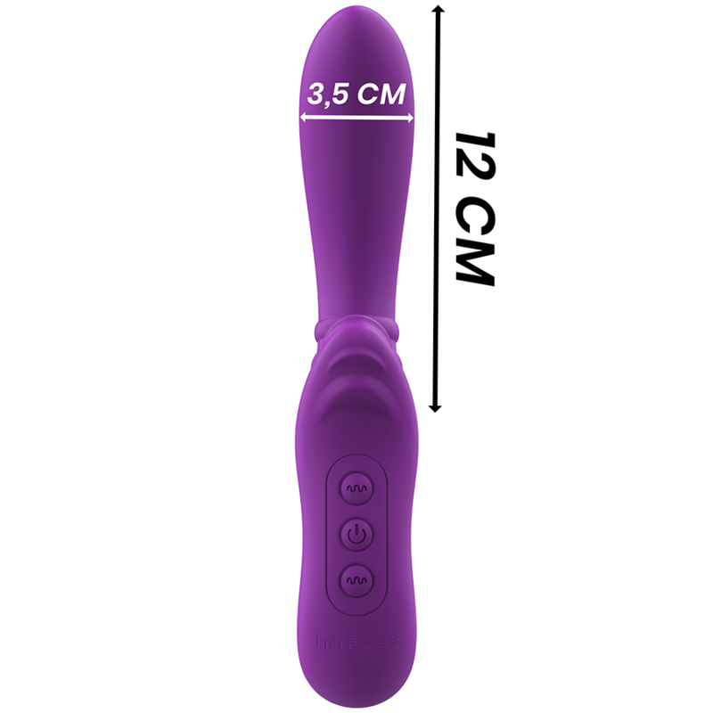 INTENSE - HARRY VIBRADOR FLEXIBLE CON LENGUA MORADA