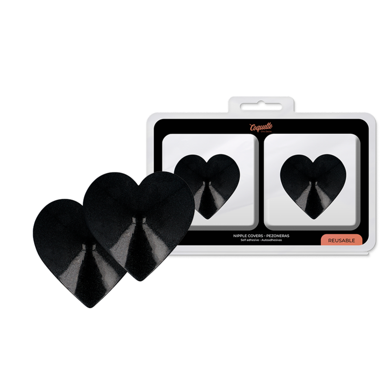 COQUETTE CHIC DESIRE - TERCIOPELO CORAZONES NEGROS