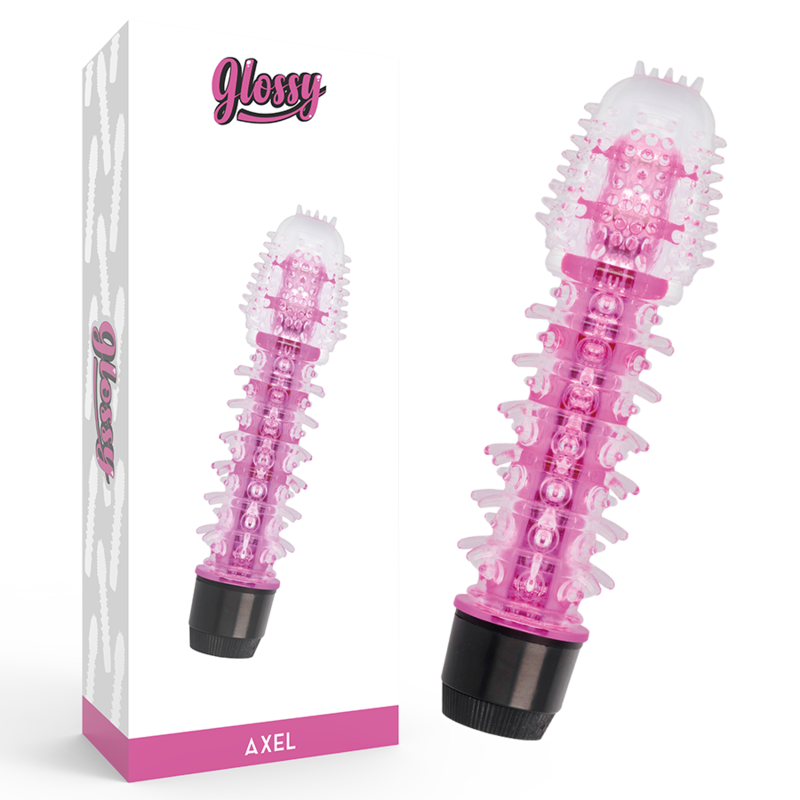 GLOSSY - AXEL VIBRATOR ROSE