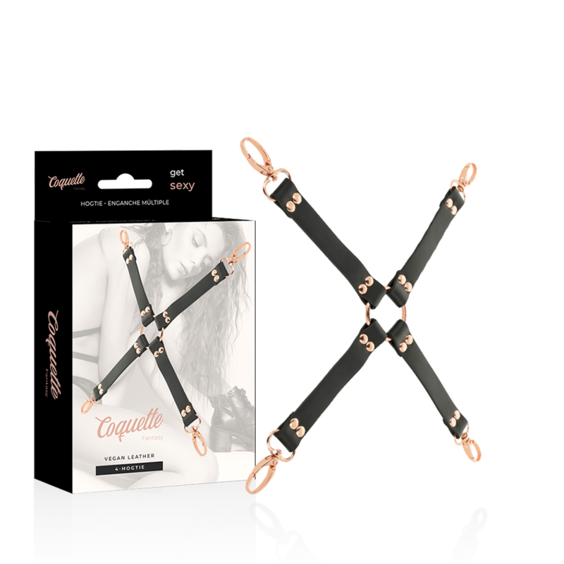 COQUETTE CHIC DESIRE - PORC FANTAISIE CRAVATE IN VEGETAL CUIR