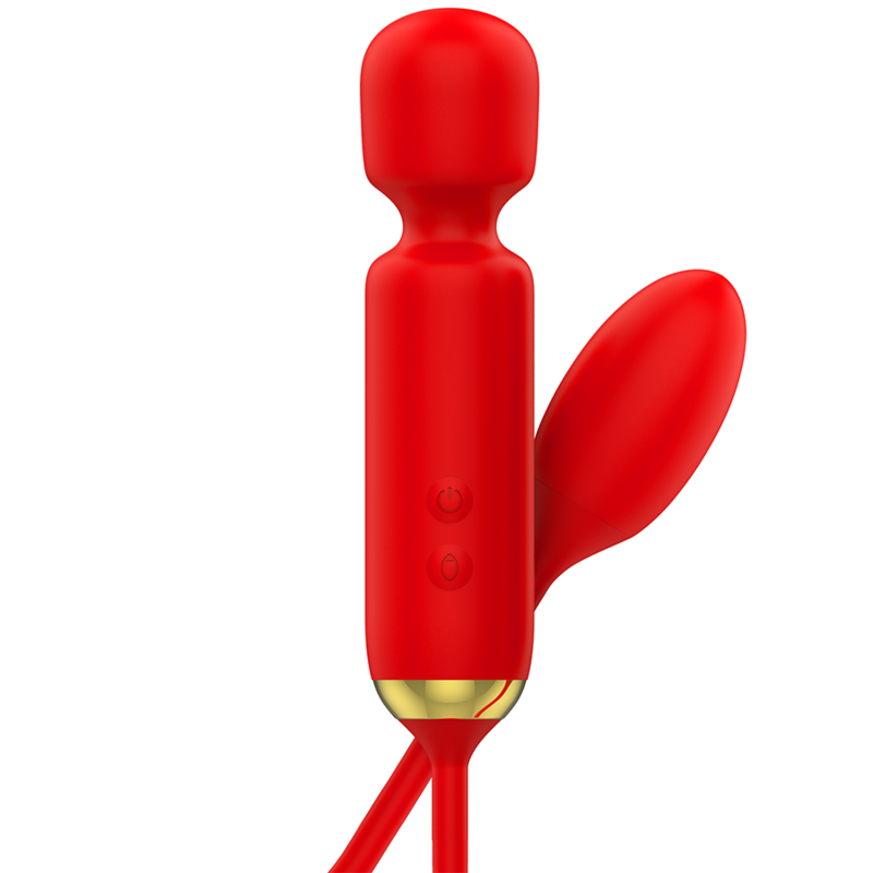 MIA - TOSCANA VARITA DOBLE PLACER + HUEVO VIBRADOR