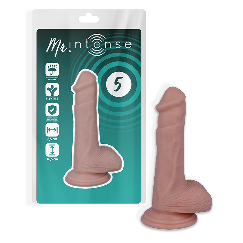 MR INTENSE - 5 PENES REALISTAS 16,5 CM -O- 3,5 CM