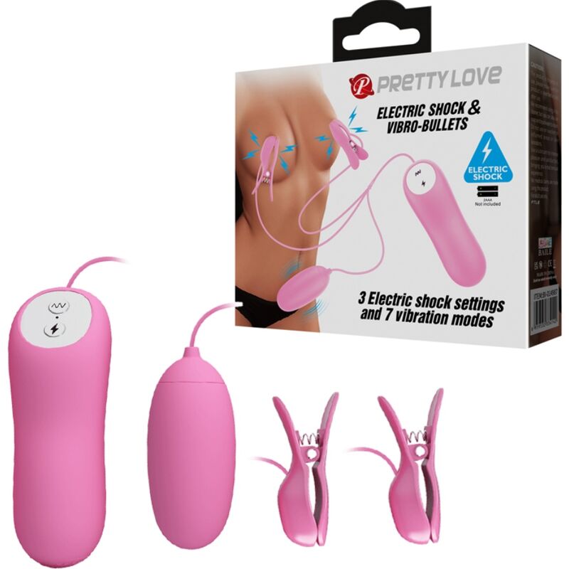 PRETTY LOVE - PINCE ÉPILER AVEC VIBRATION ET ELECTROCHOC ROSE