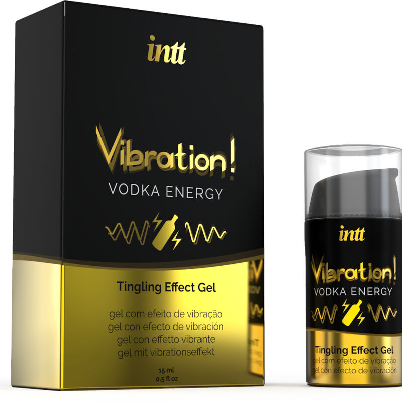 INTT - GEL LÍQUIDO VIBRANTE POTENTE INTIMULANTE VODKA 15ML