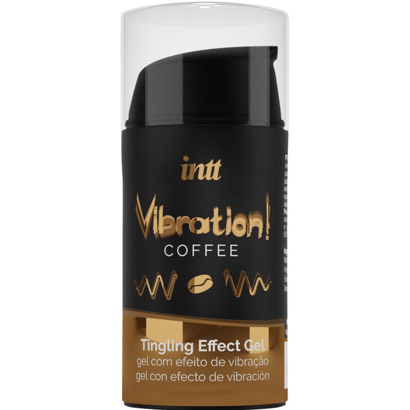 INTT - GEL LÍQUIDO VIBRADOR POTENTE INTIMULANTE CAFÉ 15ML