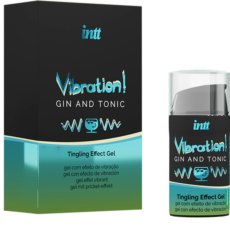 INTT - POTENTE GEL VIBRADOR LÍQUIDO ESTIMULADOR ÍNTIMO GIN & TONIC 15ML