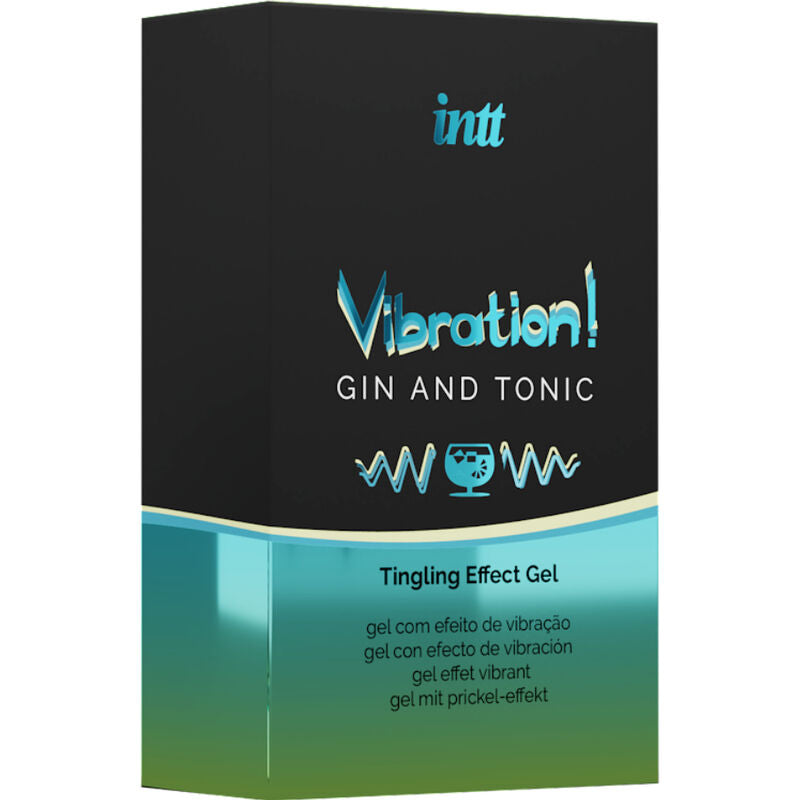 INTT - POTENTE GEL VIBRADOR LÍQUIDO ESTIMULADOR ÍNTIMO GIN & TONIC 15ML