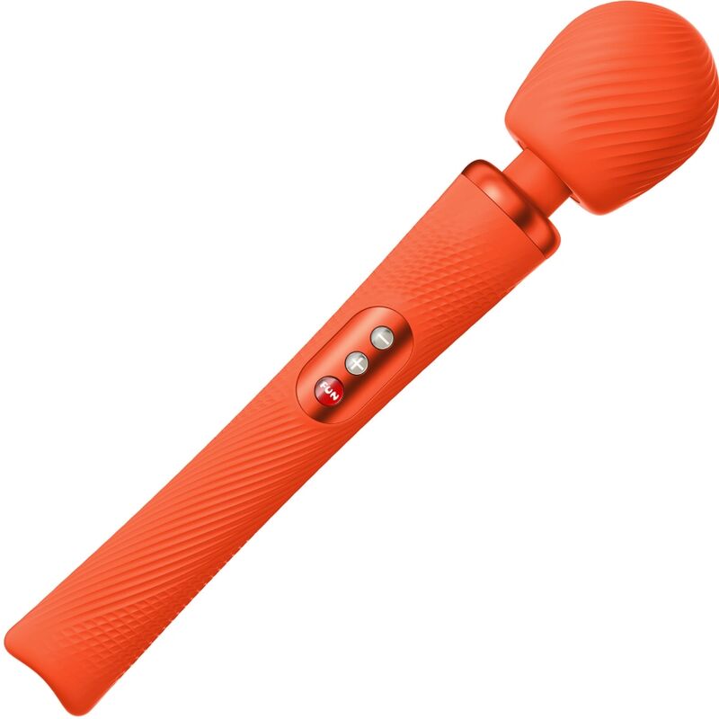 FUN FACTORY - VIM WAND RUMBLE RECHARGEABLE VIBRADOR SILICONA NARANJA