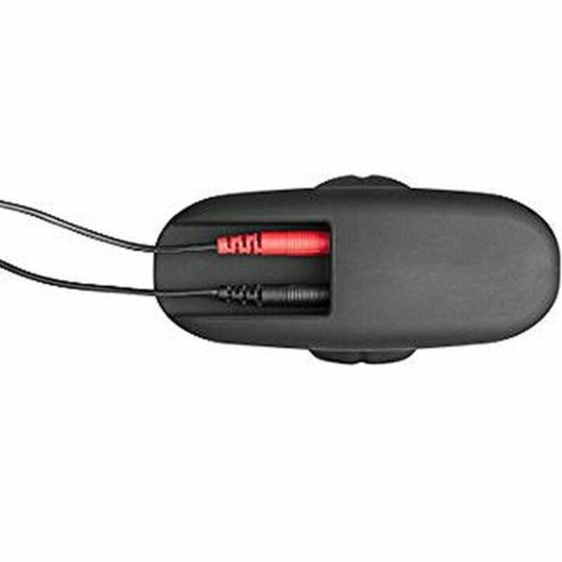 ELECTRASTIM - PLUG ANAL BALANCÍN DE SILICONA NEGRO GRANDE