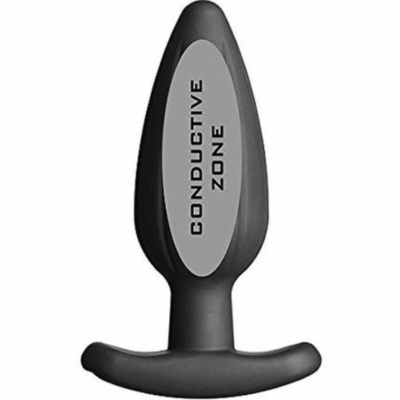 ELECTRASTIM - PLUG ANAL BALANCÍN DE SILICONA NEGRO GRANDE