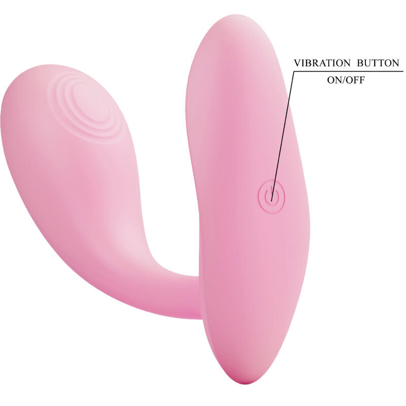 PRETTY LOVE - BAIRD APLICACIÓN PUNTO G 12 VIBRACIONES RECARGABLE ROSA
