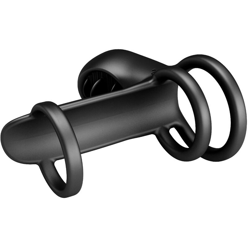 PRETTY LOVE - GAINE PÉNIS JAMMY 12 VIBRATIONS WITH LANGUE IN RECHARGEABLE SILICONE