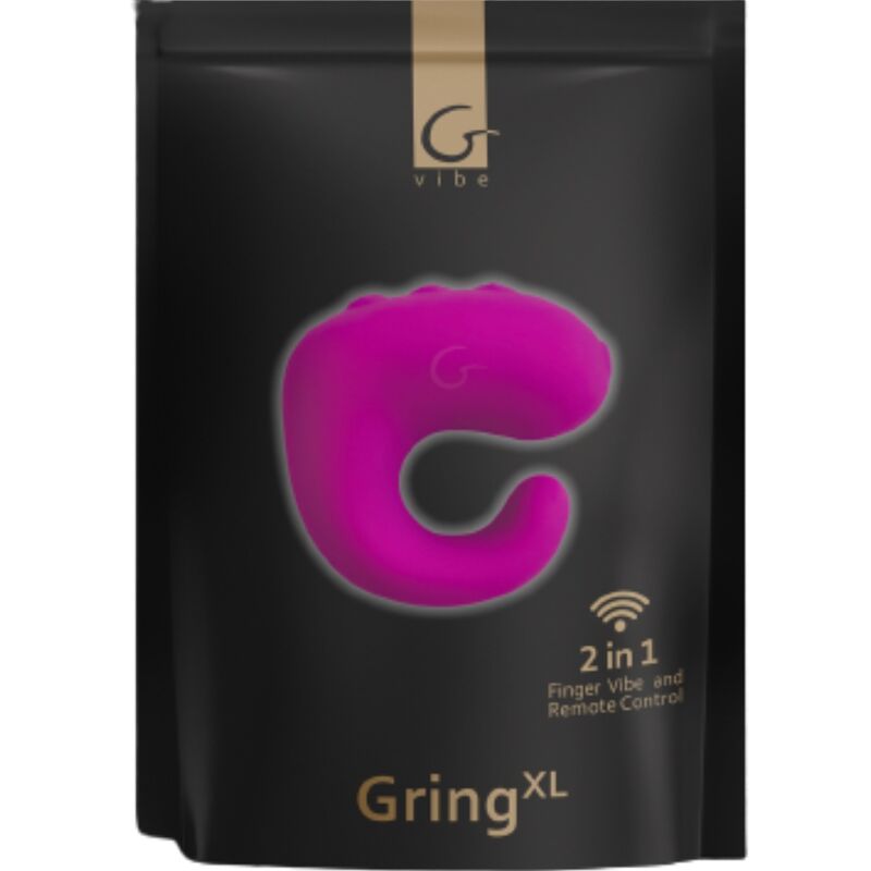 G-VIBE - FUN TOYS ANILLO VIBRADOR GRING XL DULCE FRAMBUESA