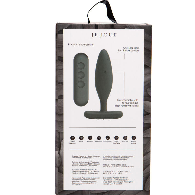 I PLAY - VESTA VIBRADOR PLUG ANAL NEGRO