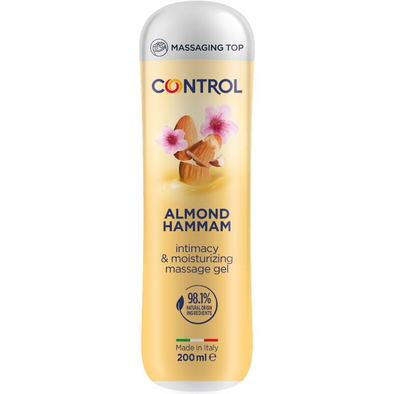 CONTROL - GEL DE MASAJE HAMMAM 3 EN 1 DE ALMENDRAS 200 ML