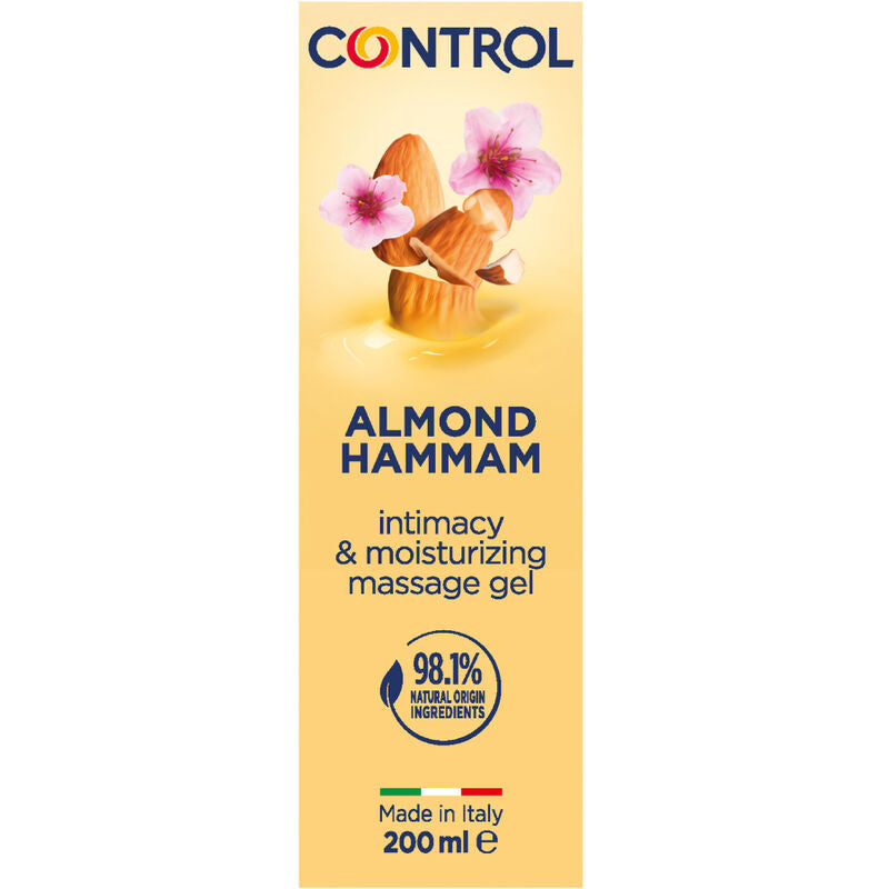 CONTROL - GEL DE MASAJE HAMMAM 3 EN 1 DE ALMENDRAS 200 ML