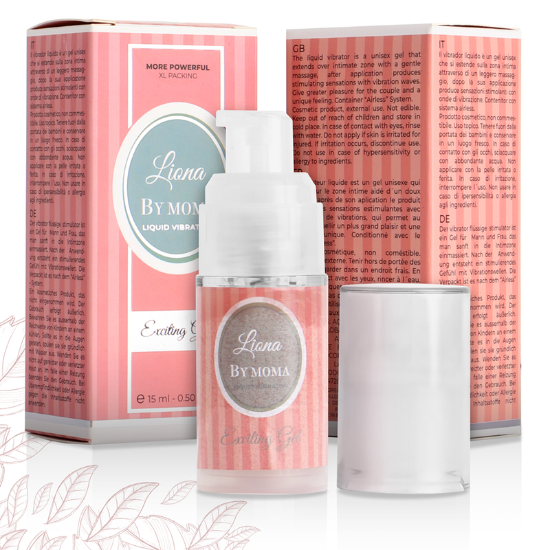 LIONA BY MOMA - VIBRADOR DE GEL LÍQUIDO EXCITANTE 15 ML