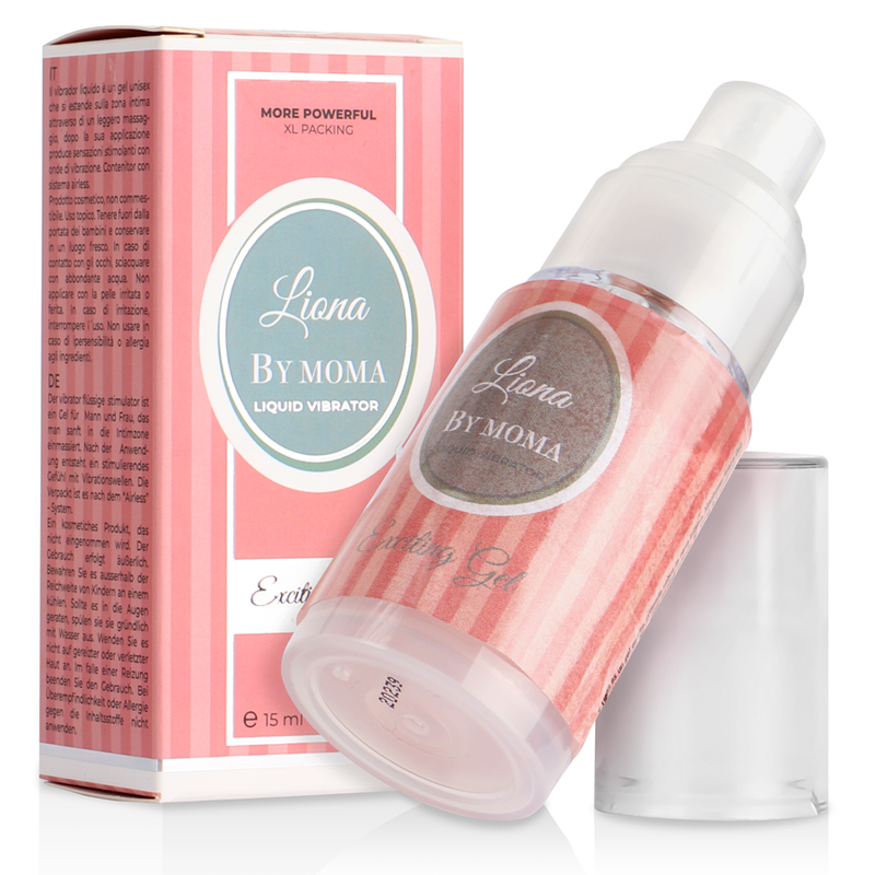 LIONA BY MOMA - VIBRADOR DE GEL LÍQUIDO EXCITANTE 15 ML