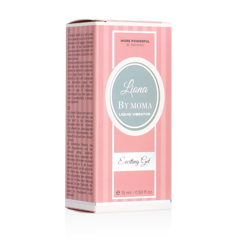 LIONA BY MOMA - VIBRADOR DE GEL LÍQUIDO EXCITANTE 15 ML